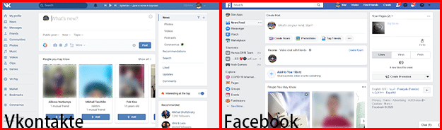التسجيل في vk بالعربية إنشاء حساب فكونتاكتي VKontakte والإختلاف مع الفايسبوك.