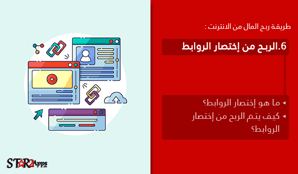 الربح من إختصار الروابط.